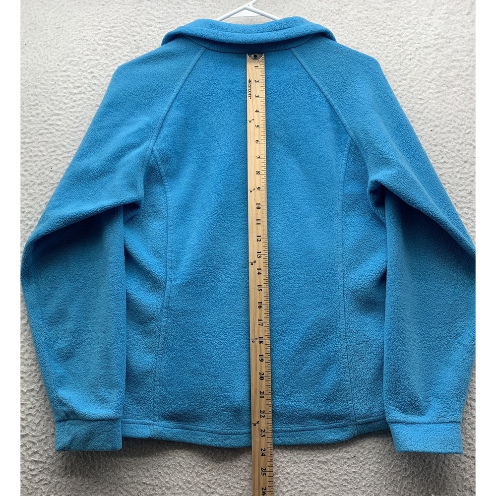 Columbia Fleece Jacket Youth Kids 14/16 Light Blue Full Zip Warm Soft Outdoors - Picture 7 of 11